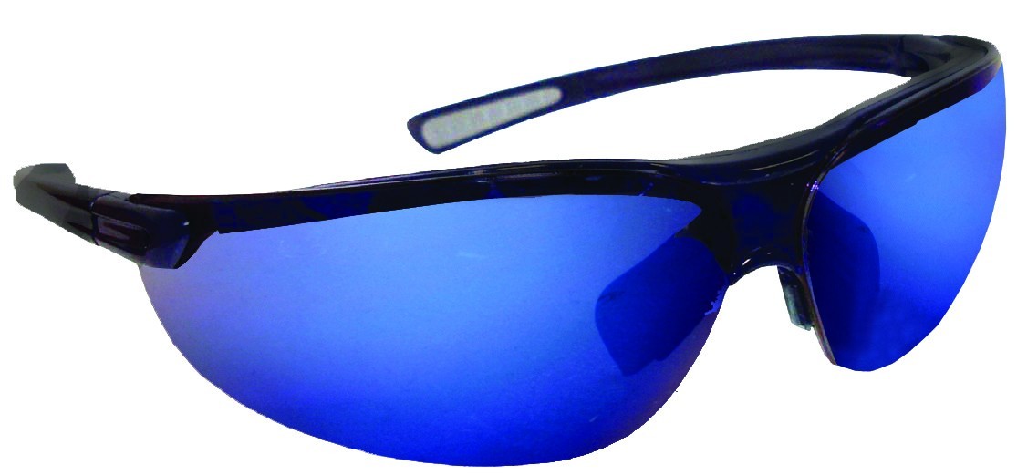 Arvello Optramax Safety Spectacles - BLUE MIRROR LENS