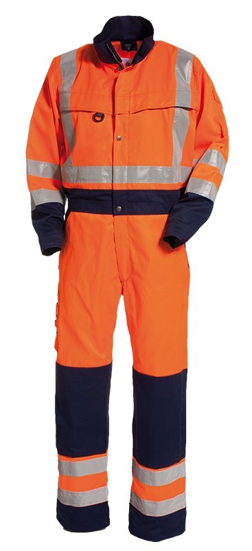 Tranemo Hi Vis Two Tone Coverall 4810 44 - Orange/Navy