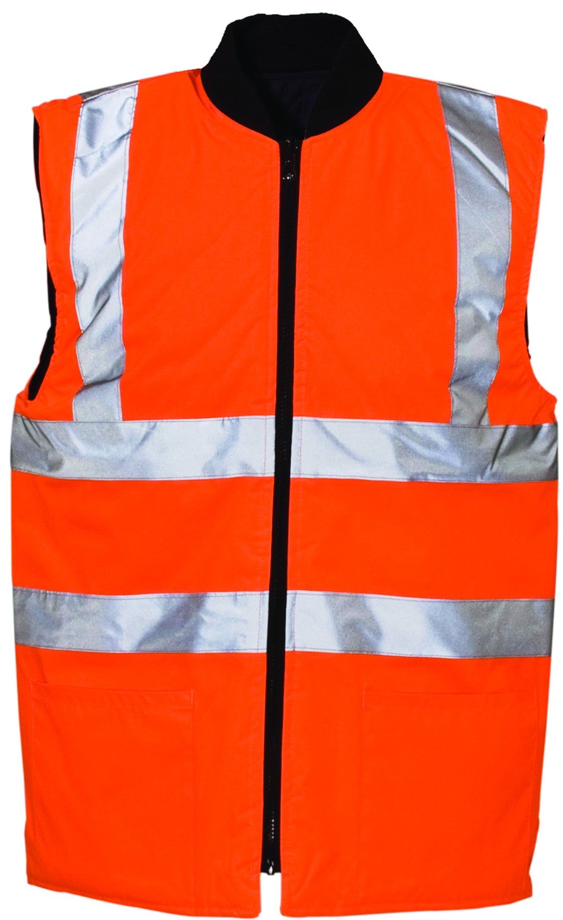 Orbit International HVRBR02 3668 Hi Vis Reversible Bodywarmer