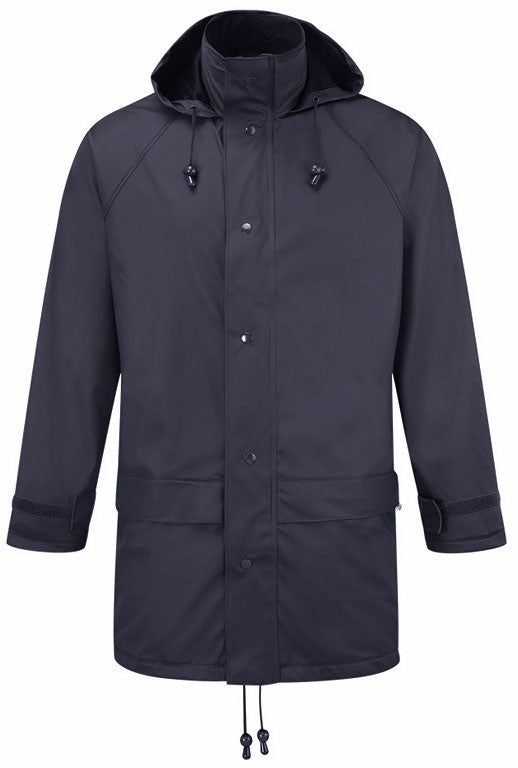 PY5DN PU Waterproof Unlined Jacket - Navy