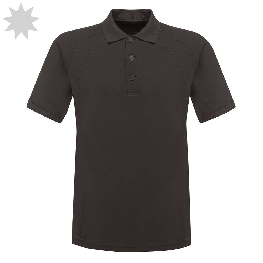 Regatta Coolweave Wicking Short Sleeve Polo Shirt - Grey