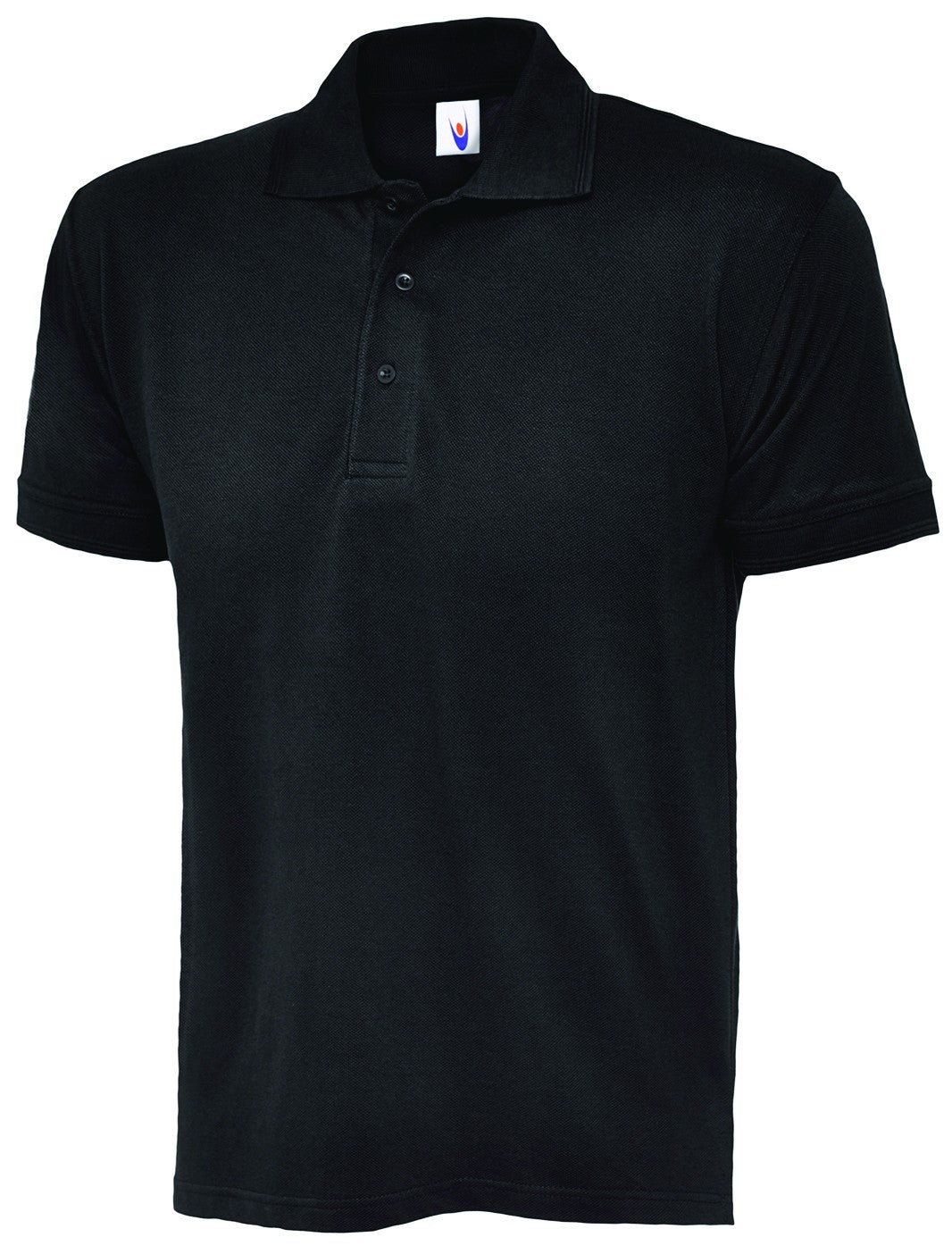 Uneek Clothing UC108 Essential Pique Polo Shirt - Black