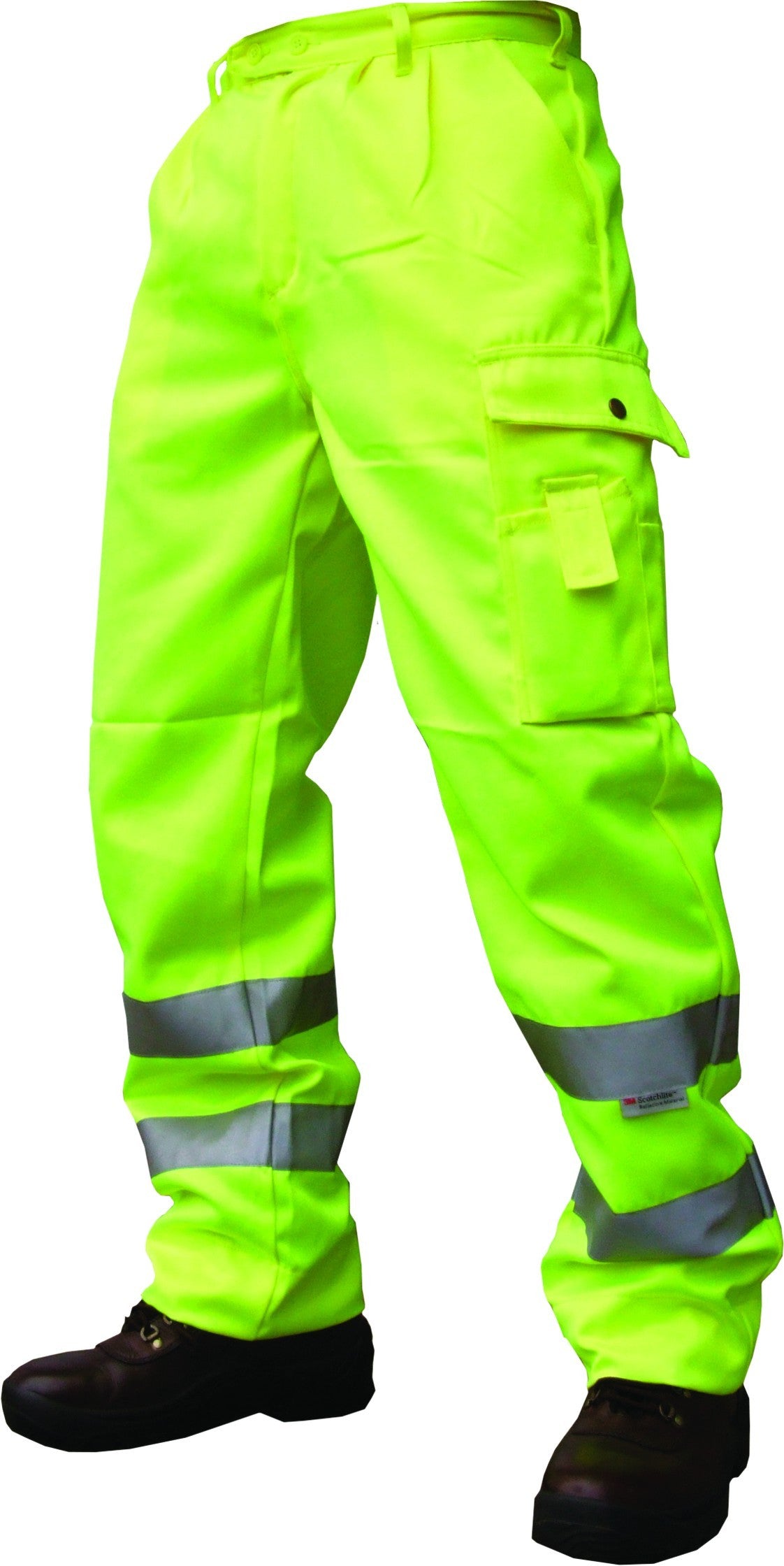 Beeswift PCTENSY Hi Vis Polycotton Trousers - Yellow