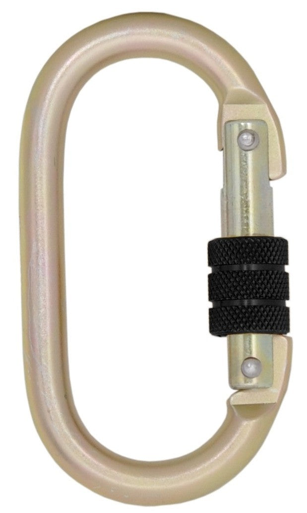 Kratos Screw-Locking Steel Karabiner FA50 101 17 - 17mm opening