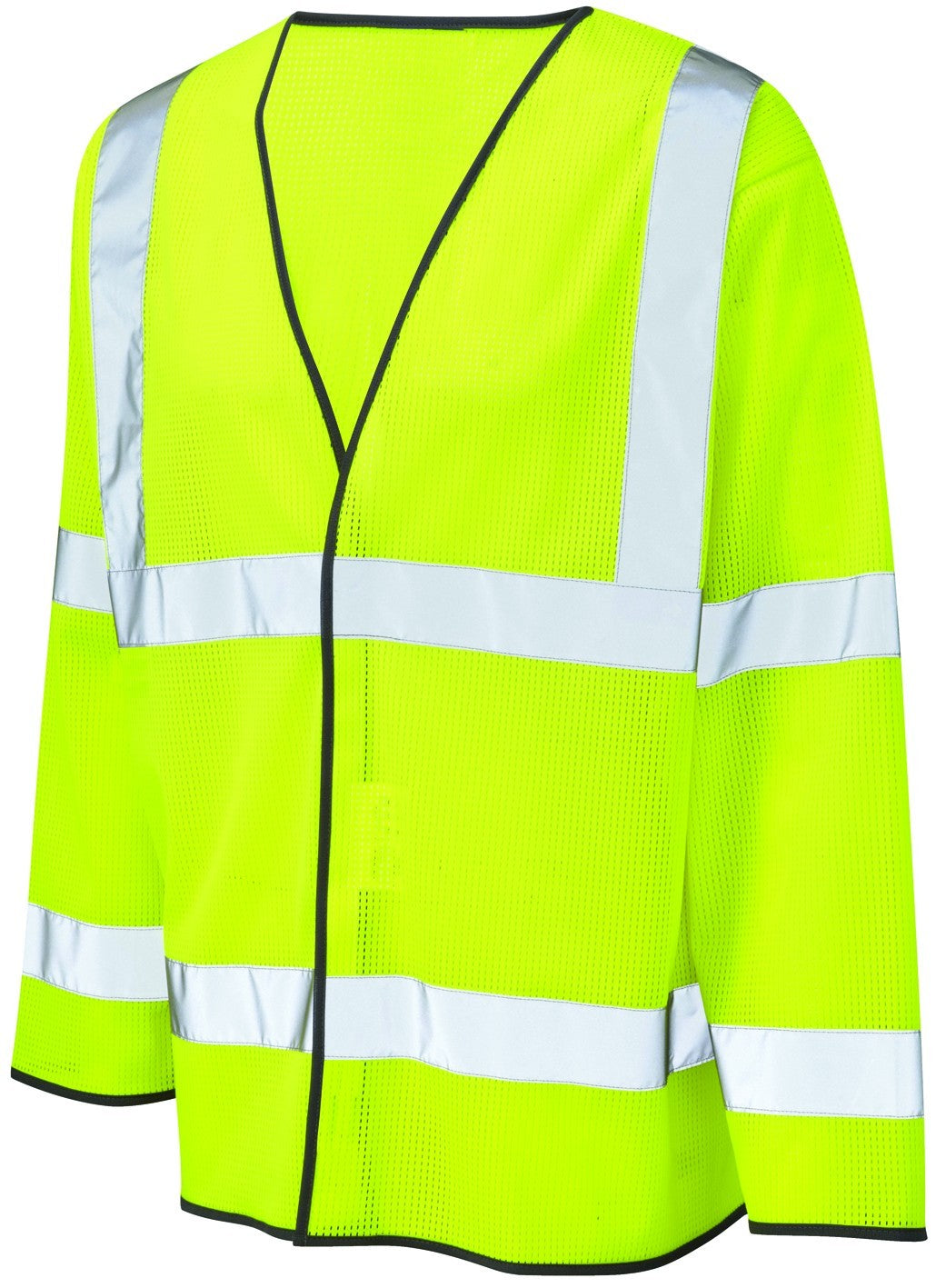 Hi Vis Long Sleevee Vest / Jerkin Class 3 - YELLOW