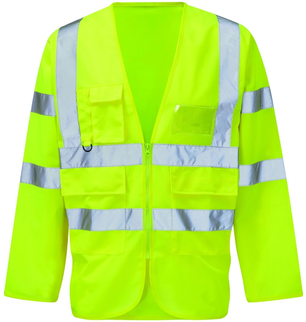 Hi Vis Executive Long Sleeve Jerkin Class 3