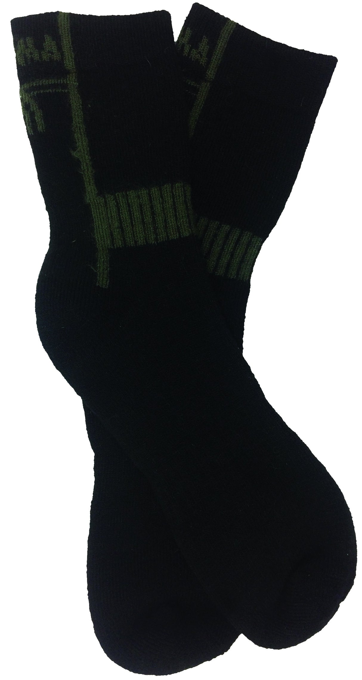 Heavy Duty Work Socks One Pair - BLACK