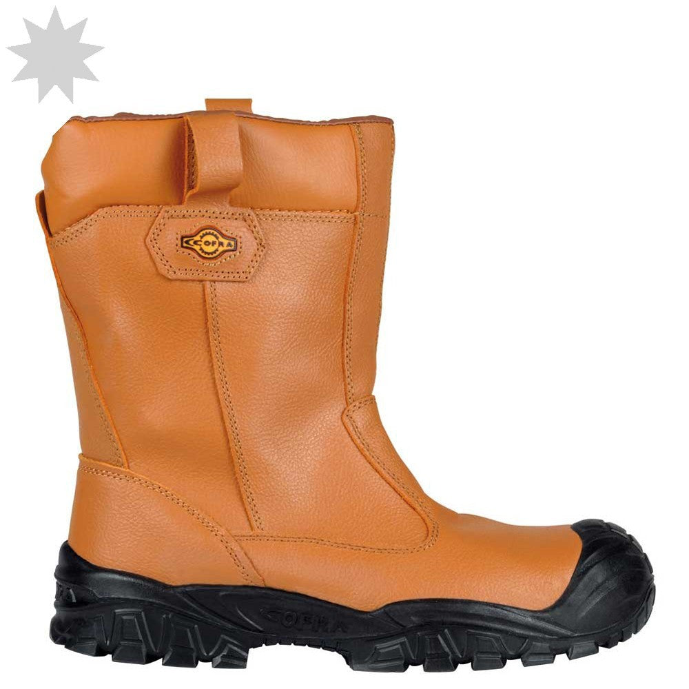 Cofra New Tower UK S3 SRC Safety Rigger Boot - Tan