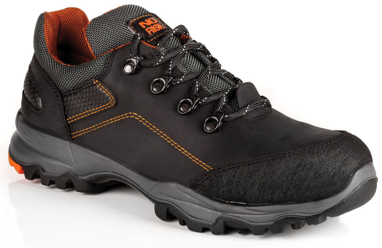 No Risk Atlantis S3 SRC Safety Trainer Shoe - Black