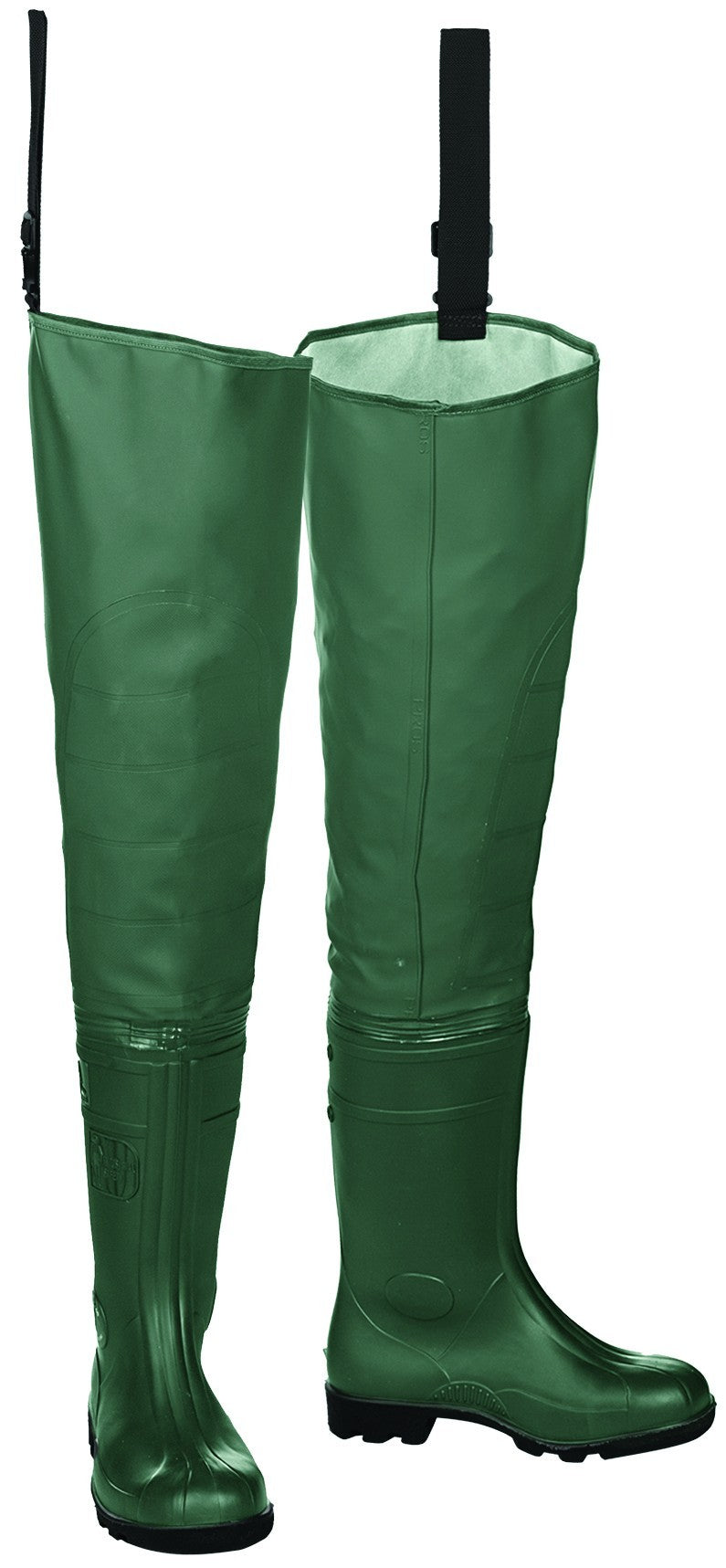 Dunlop Acifort Heavy Duty S5 Safety Thigh Wader - Green