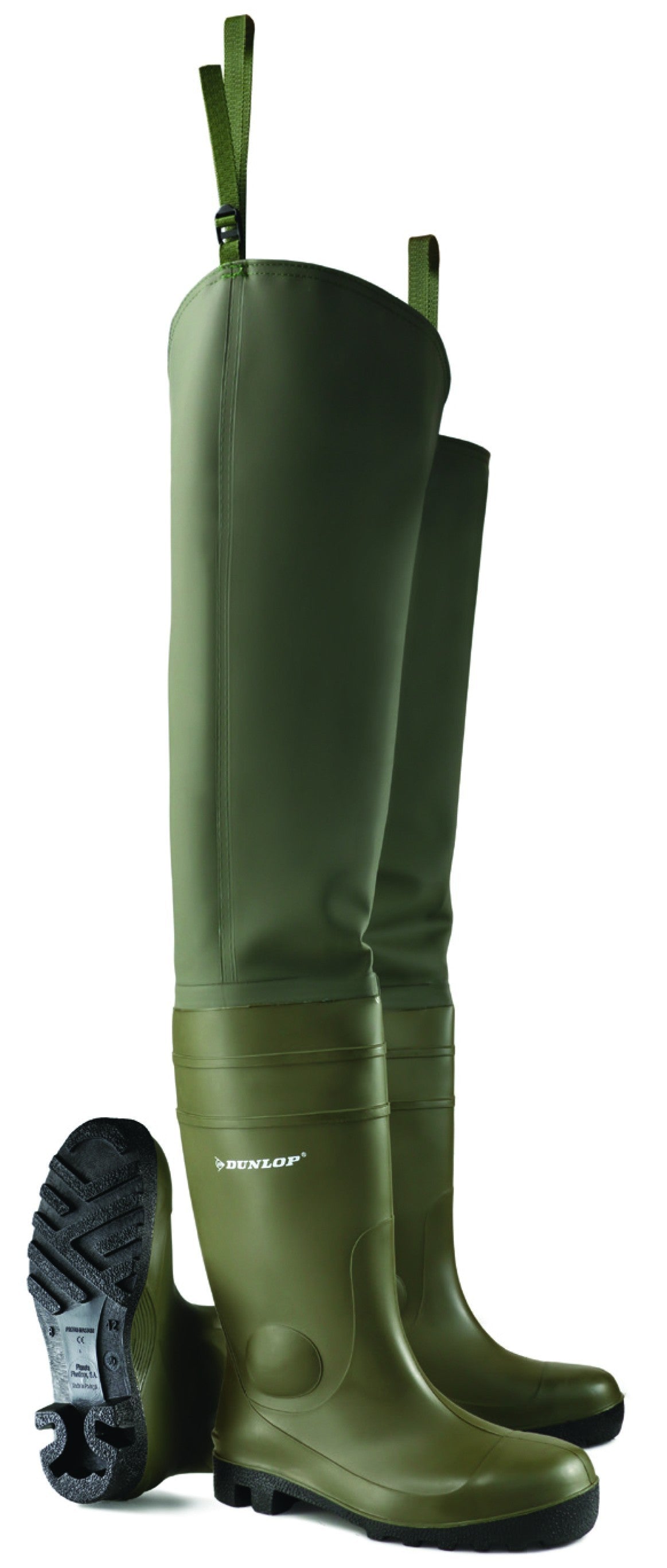 Dunlop Protomastor Full Safety Thigh Wader NB2KLTW - Green