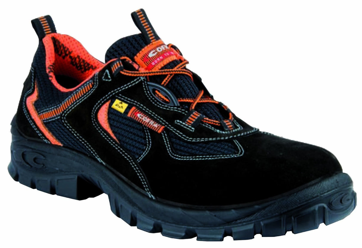 Cofra Megrez ESD S1 Safety Trainer - Black/Orange