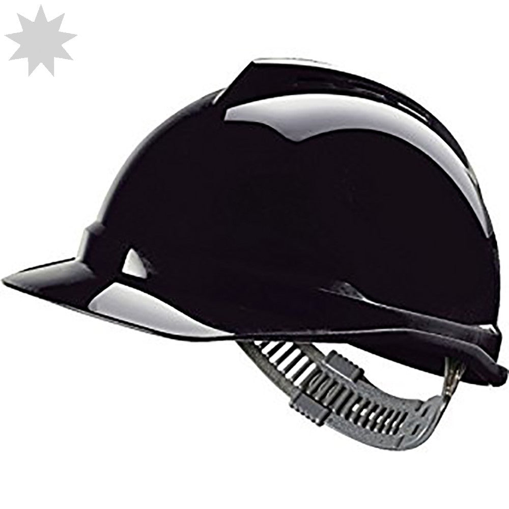 MSA V-Gard 500 GV581 Non Vented Safety Helmet - BLACK