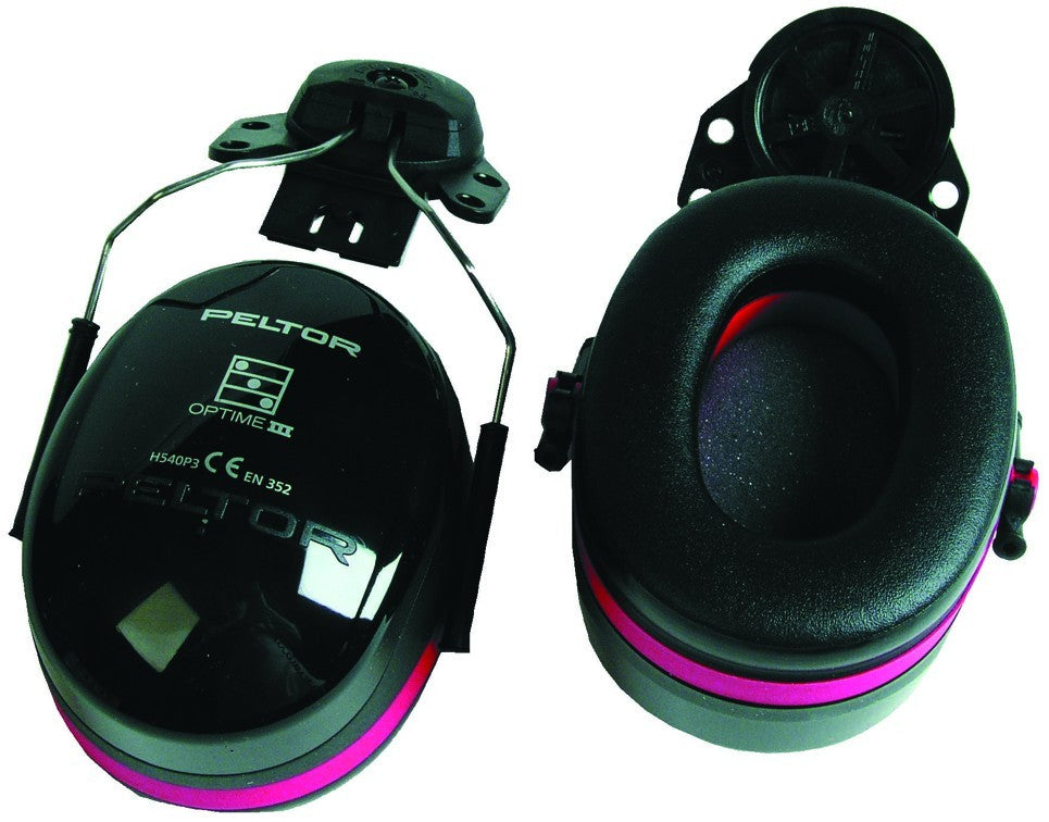 3M Peltor Optime III H540P3H-413-SV SNR34 Helmet Mounted Ear Muffs - 34dB