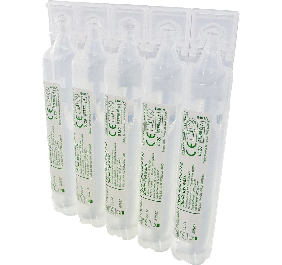 Sterile Eyewash Pods- Box of 25