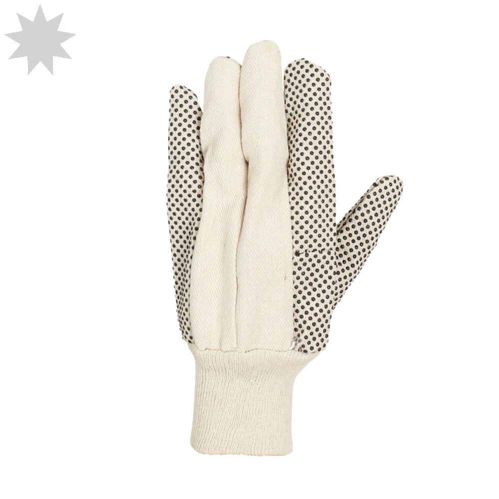 Wenaas Odin Global 6-40101 PVC Dotted Gloves - WHITE