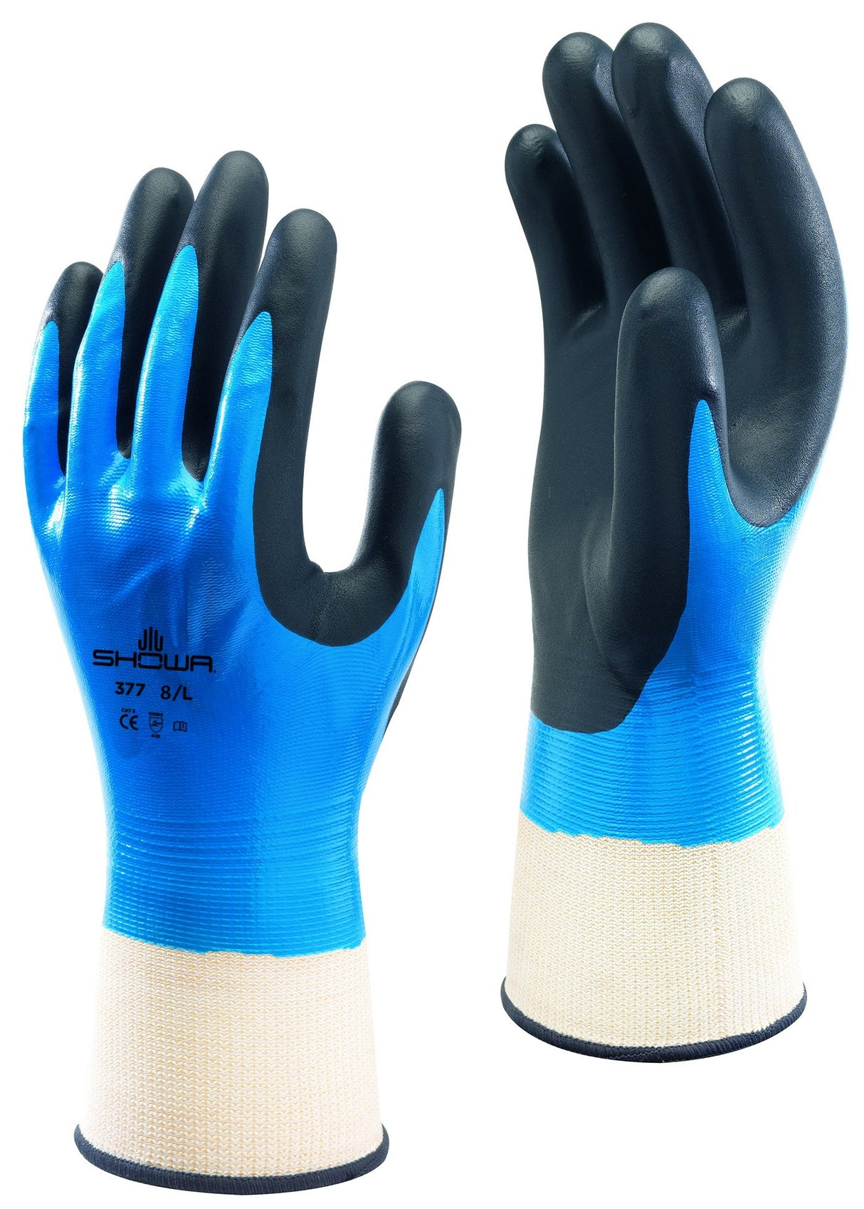 Showa 377 Fully Coated Nitrile Glove