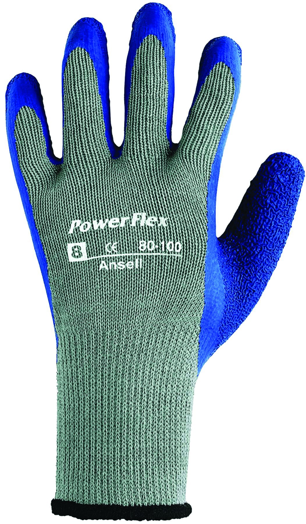Ansell Powerflex 80-100 Latex Glove EN388: 2.2.4.2