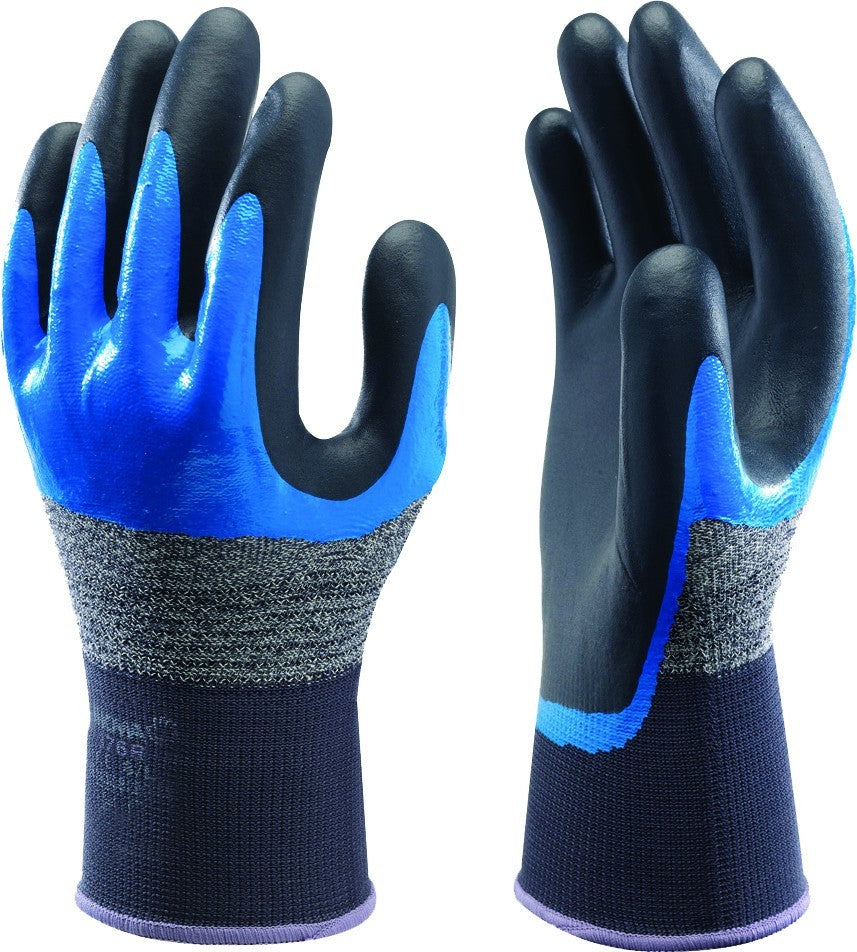 Showa 376R 3/4 Foam Nitrile Grip Glove EN388 4.1.2.1.