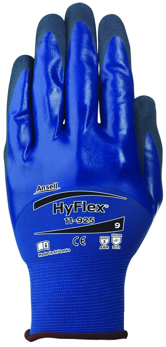 Ansell Hyflex 11-925 3/4 Dip Nitrile Glove