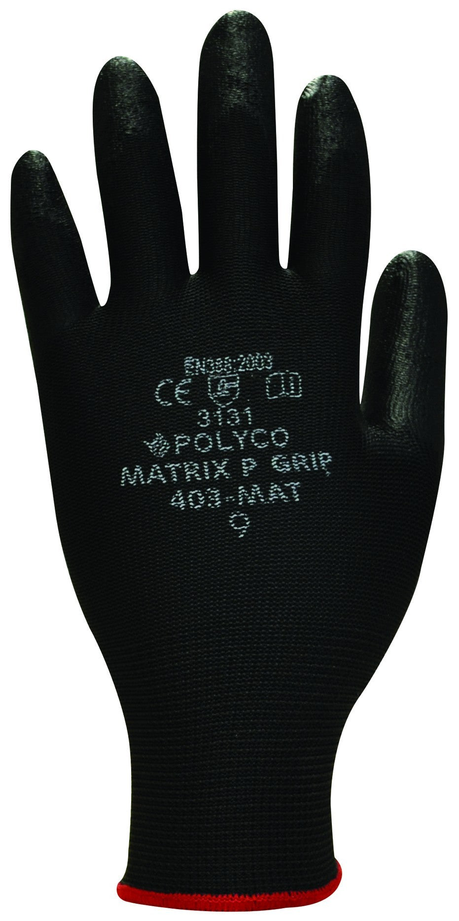 Polyco Matrix P PU Grip Glove EN388(2016): 3.1.3.1.X 400-MAT-405-MAT