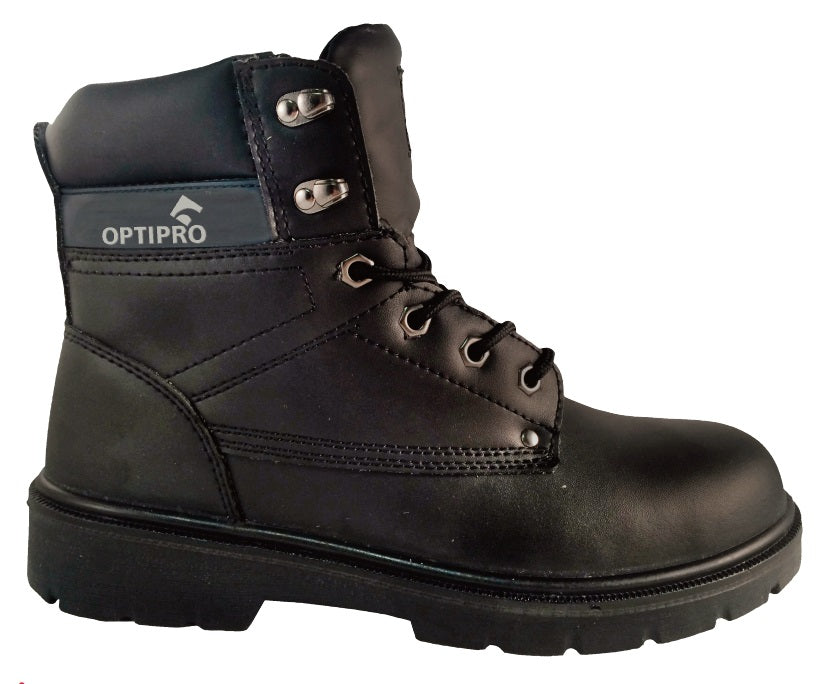 Optipro S3 Safety Boot with 2D-PU Sole - BLACK