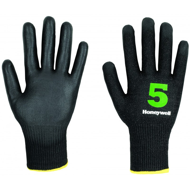 Honeywell Vertigo Check and Go PU Cut Level 3 Glove - BLACK