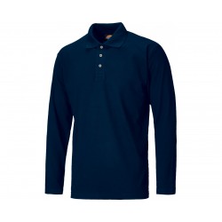 Dickies Long Sleeve Polo Shirt SH21100 - NAVY