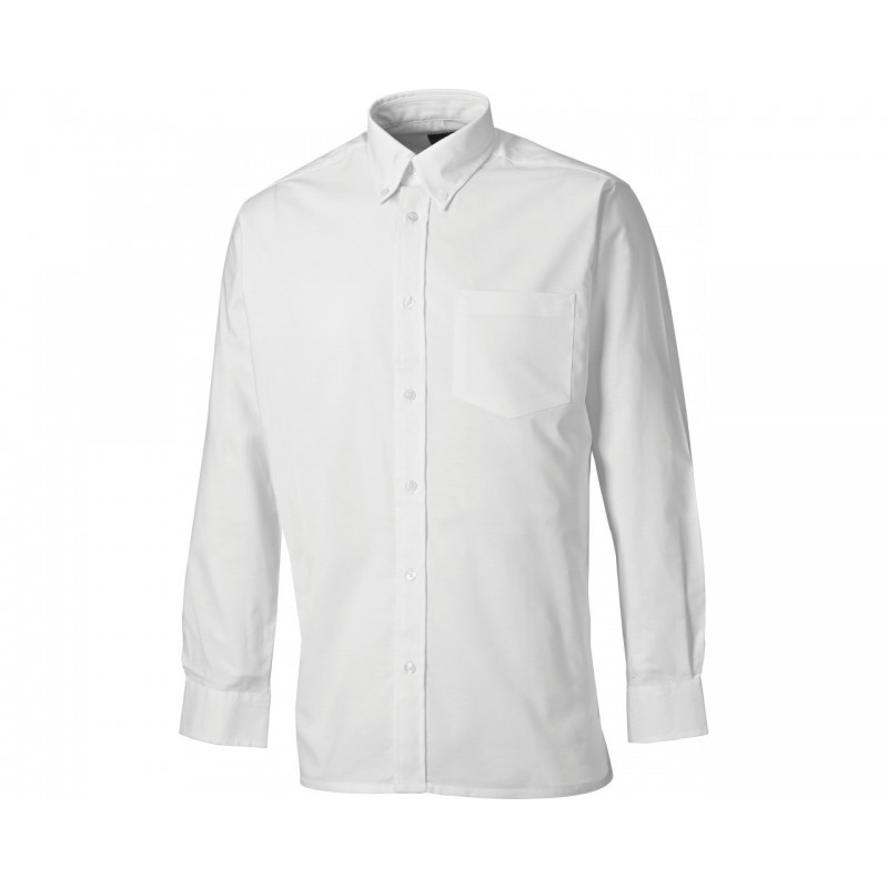 Dickies Oxford Weave Long Sleeve Shirt SH64200 - WHITE