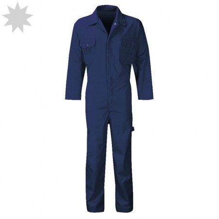 Stud Front Coverall PCBS - NAVY