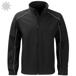 Panacea Slate Mens Softshell Jacket - BLACK