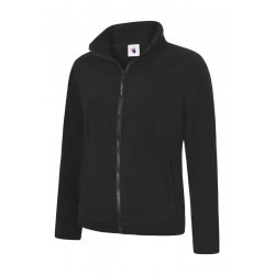 Ladies Classic Full Zip Fleece Jacket - BLACK