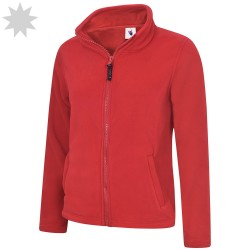 Ladies Classic Full Zip Fleece Jacket - RED