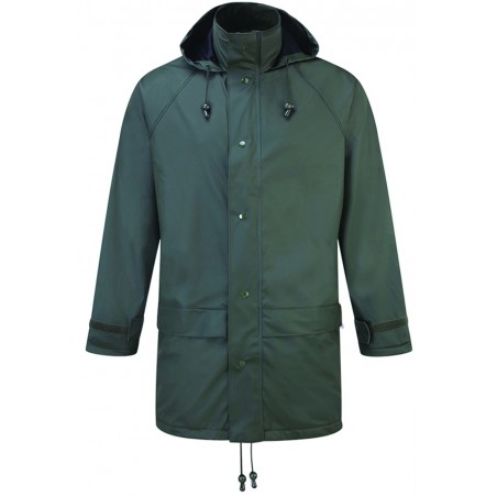PU Waterproof Unlined Jacket - GREEN