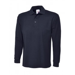 Long Sleeve Premium Polo Shirt - NAVY