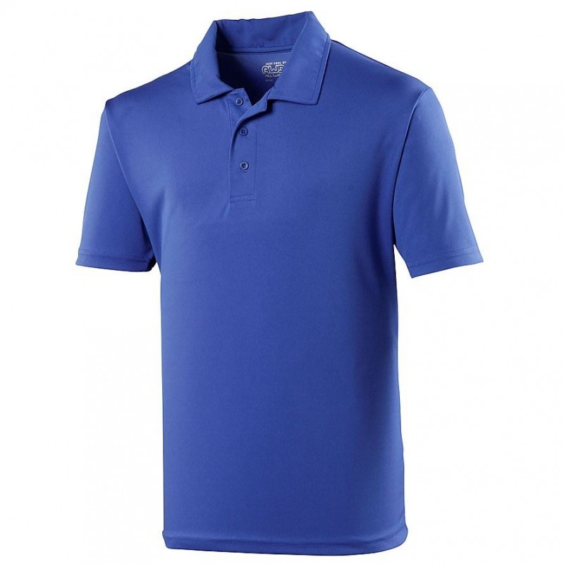 Cool T Wicking Polo Shirt - ROYAL BLUE