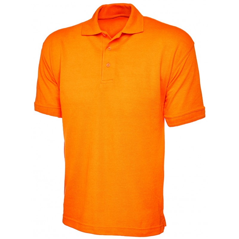 Essential Pique Polo Shirt - ORANGE