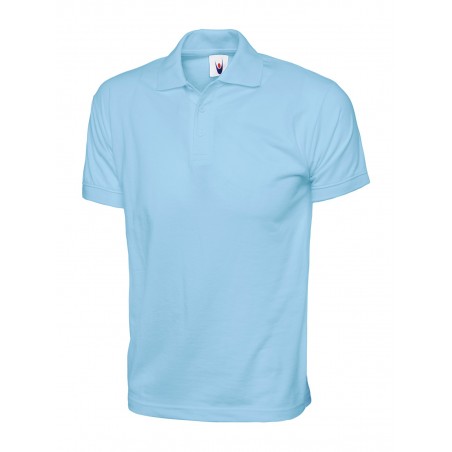 100% Cotton Polo Shirt - PALE BLUE