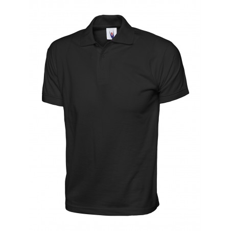 100% Cotton Polo Shirt - BLACK
