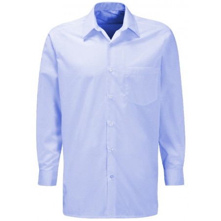 Value Weight Classic Long Sleeve Shirt - PALE BLUE