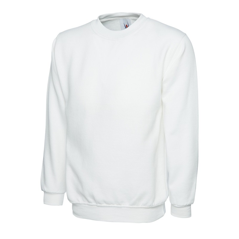 Classic Sweatshirt - WHITE