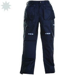 Fox Breathable/ Waterproof Men's Work Trousers in Black 