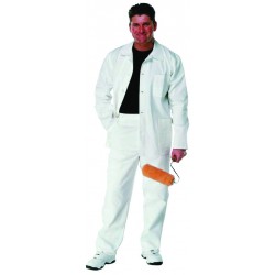 Painter's Cotton Drill Trousers - WHITE