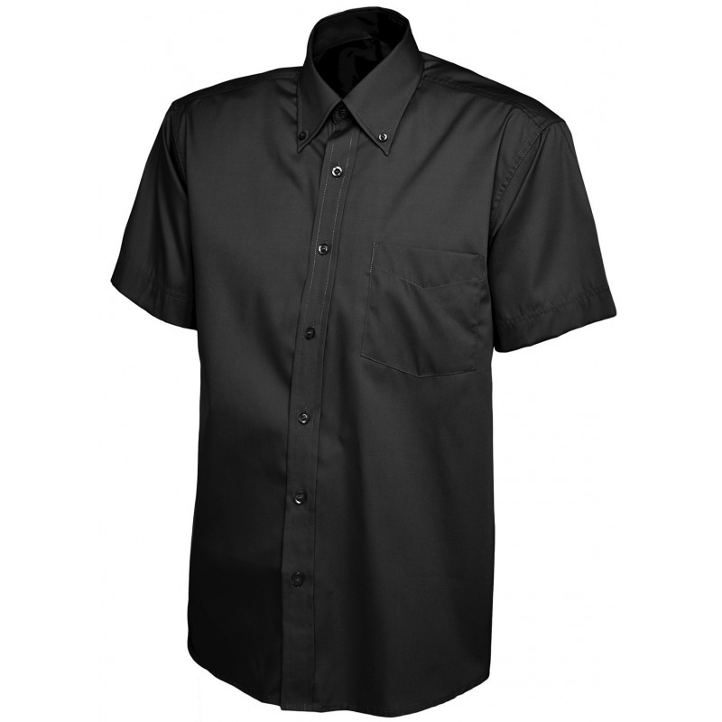 Oxford Short Sleeve Shirt - BLACK