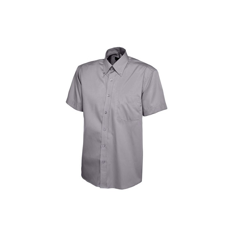Oxford Short Sleeve Shirt - CHARCOAL
