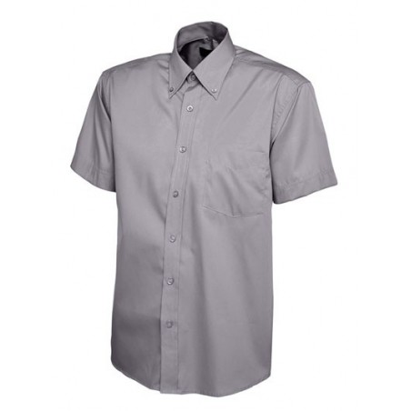 Oxford Short Sleeve Shirt - CHARCOAL