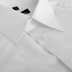 Standard Short Sleeve Pilot Shirt - WHITE