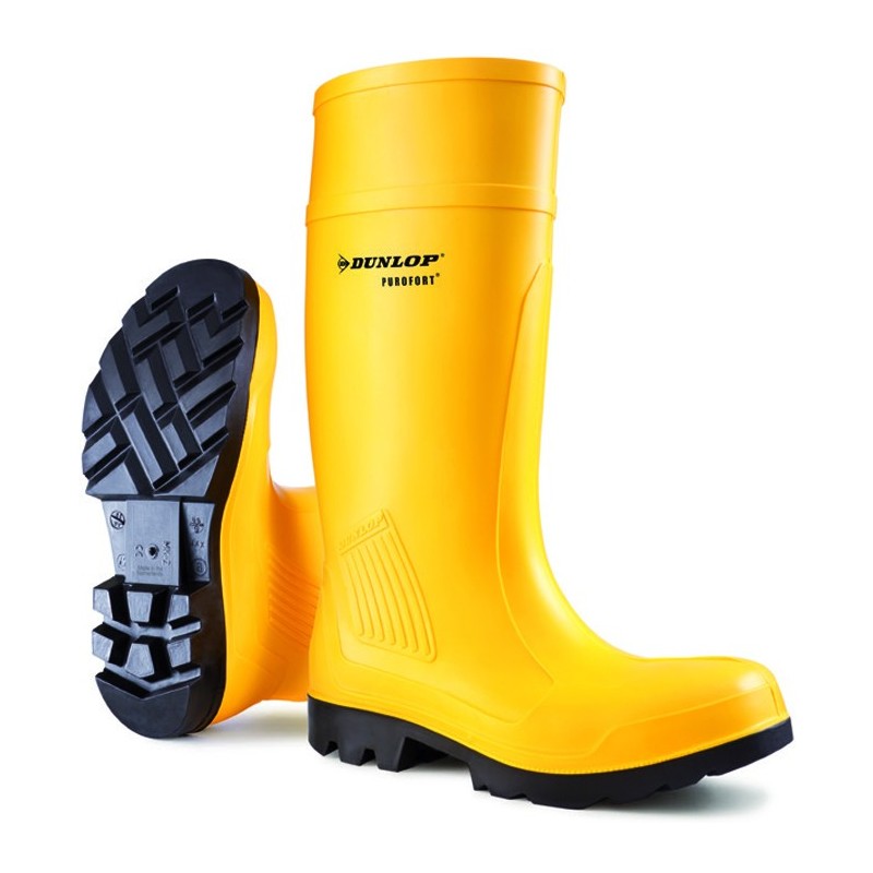 Dunlop Purofort Professional C462241 Full Safety Wellington - YELLOW