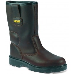Apache Leather S3 Rigger Boot - BROWN