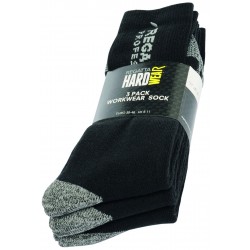 Regatta Work Socks RMH003 3 Pairs - BLACK